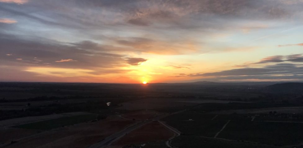 Paisaje montañoso al atardecer en Córdoba