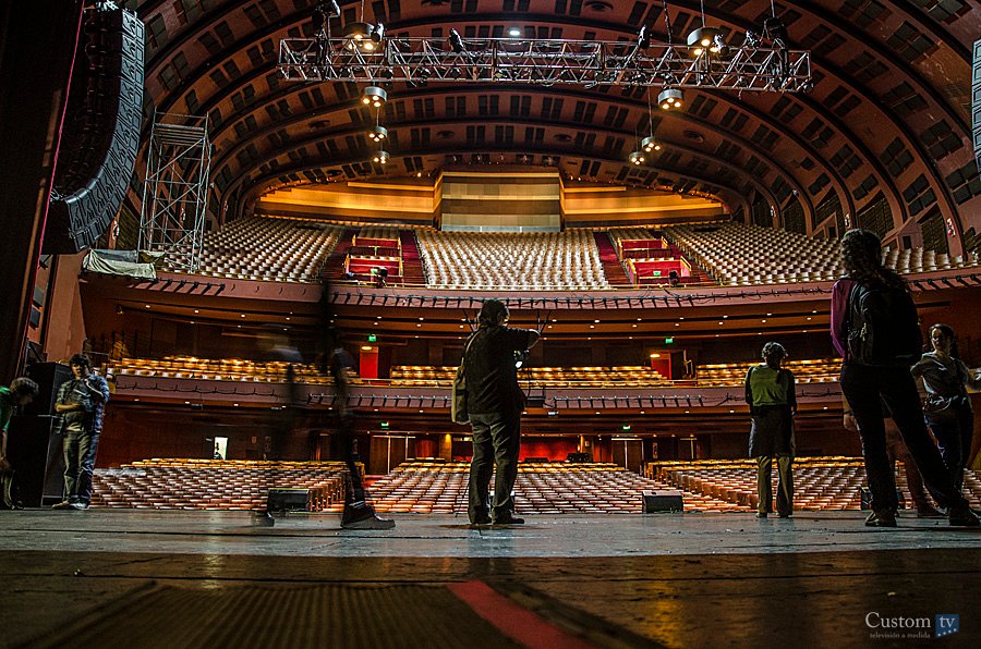 Fotografía del Gran Rex durante un show