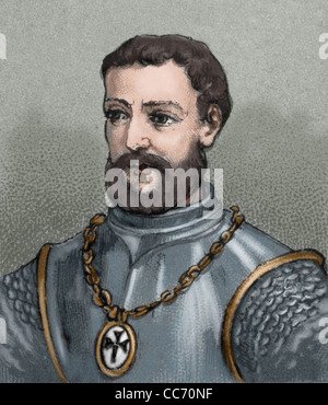 Explorador Francisco Hernández de Córdoba en acción