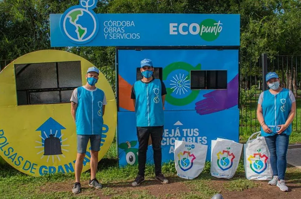 Puntos de reciclaje en la capital cordobesa