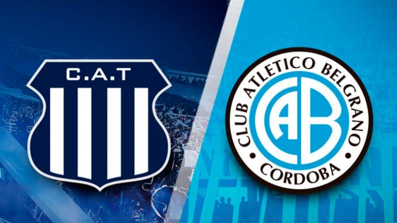 Escudos de Talleres y Belgrano juntos