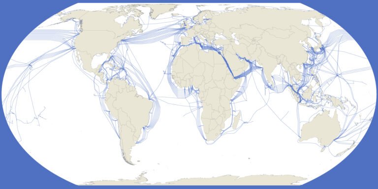 Cuántos cables submarinos de fibra óptica hay en el mundo
