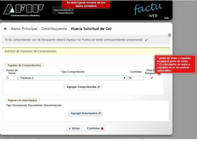 1. PUNTO DE VENTA A RESPALDAR ES IGUAL A PUNTO DE VENTA