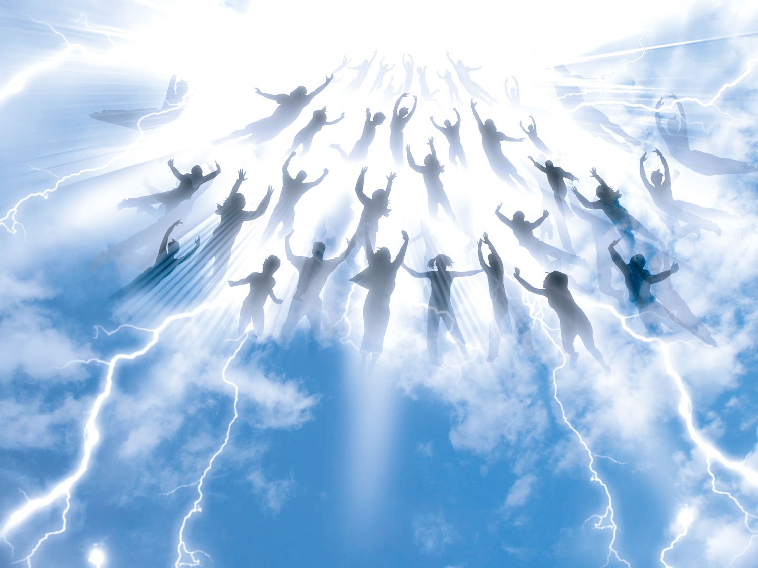 Almas subiendo al Cielo