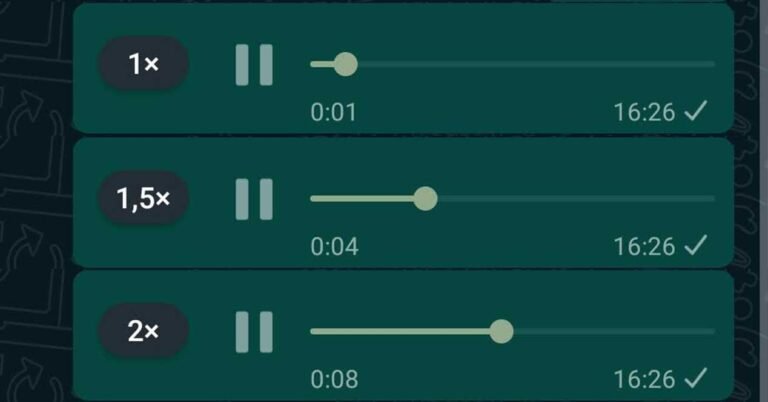 Cómo puedo acelerar los audios de WhatsApp si no puedo hacerlo