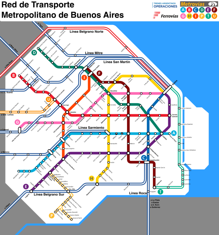 Cuántas estaciones hay desde La Plata hasta Constitución