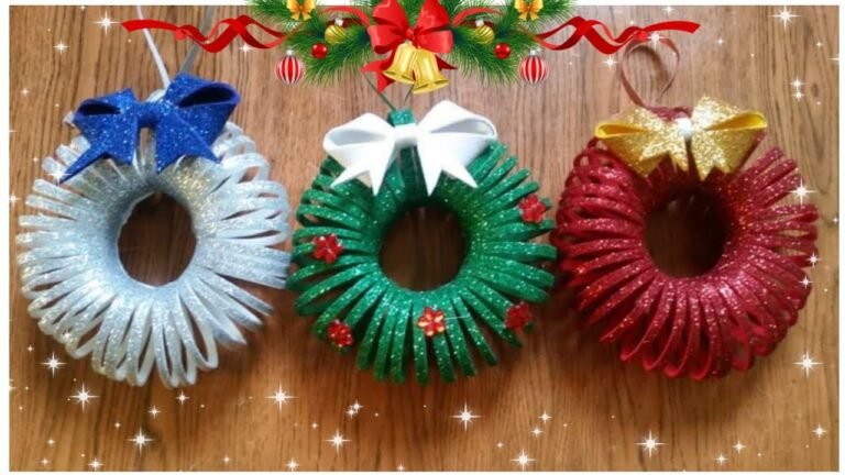 Cómo hacer adornos navideños caseros fáciles y económicos