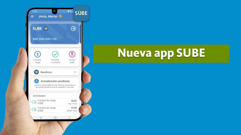 Qué celulares son compatibles con la aplicación Sube