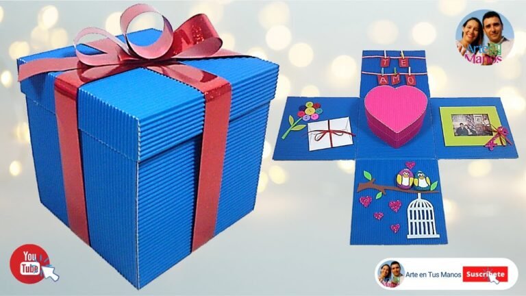 Cómo hacer una caja sorpresa de cumpleaños para niños divertida y original