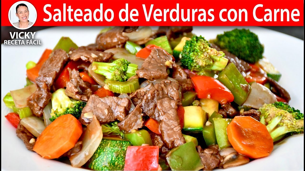 carne verduras