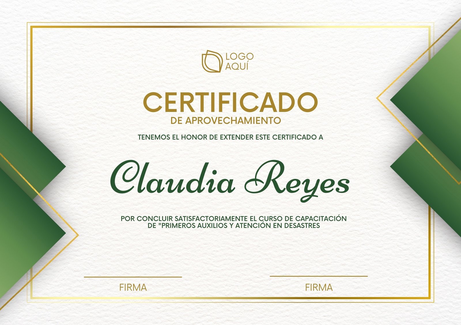 certificado escolar