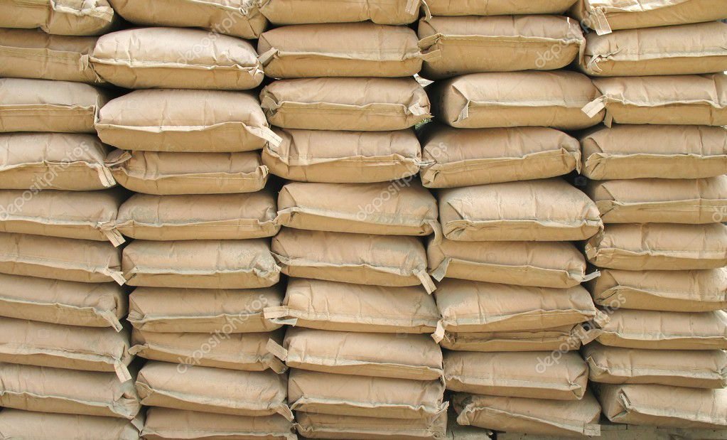 depositphotos 2190734 stock photo cement bags