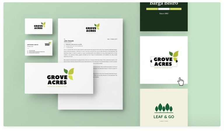 Cómo crear logos atractivos para postres sin incluir nombres