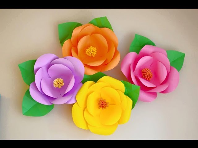 flores papel