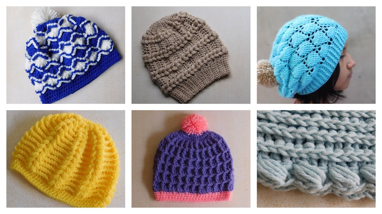 gorros tejidos