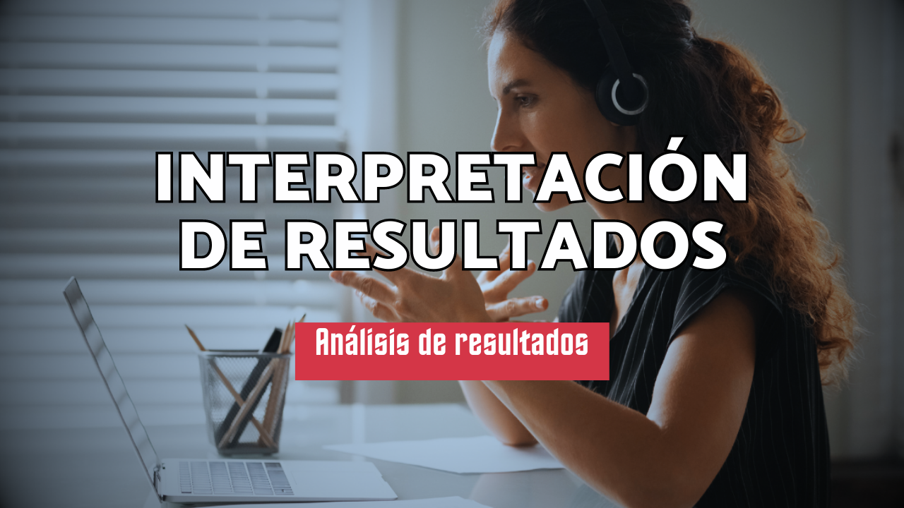 interpretar resultados