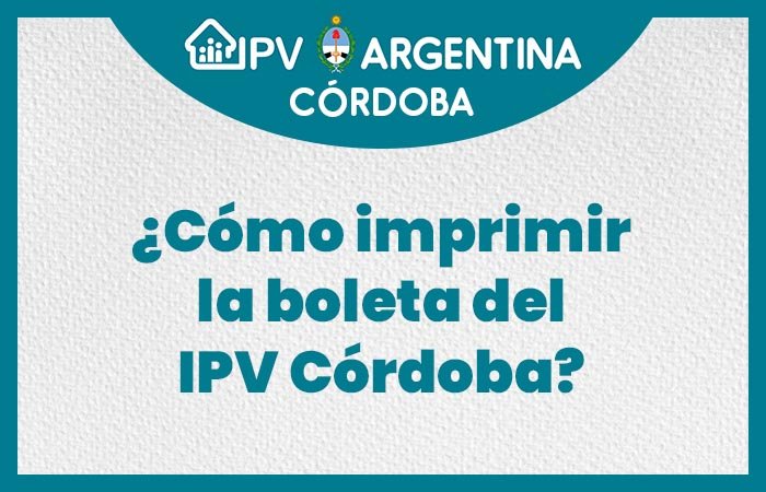Cómo pagar tu cuota del IPV en Córdoba: Pasos sencillos a seguir