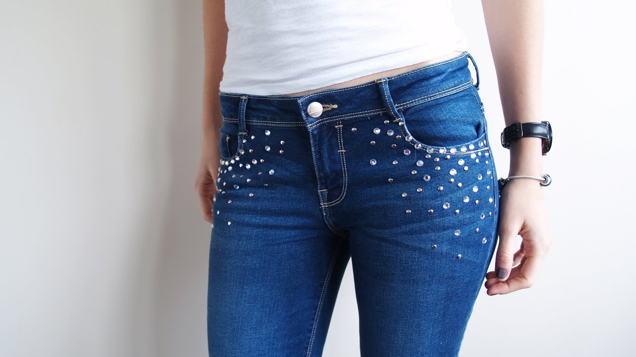 jeans piedras
