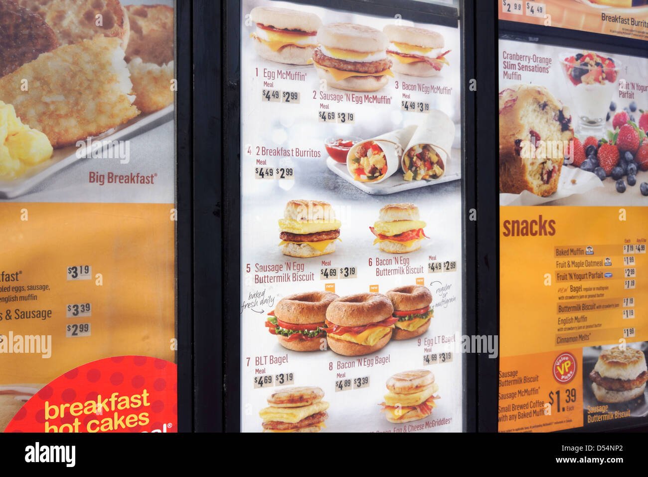 menu mcdonalds