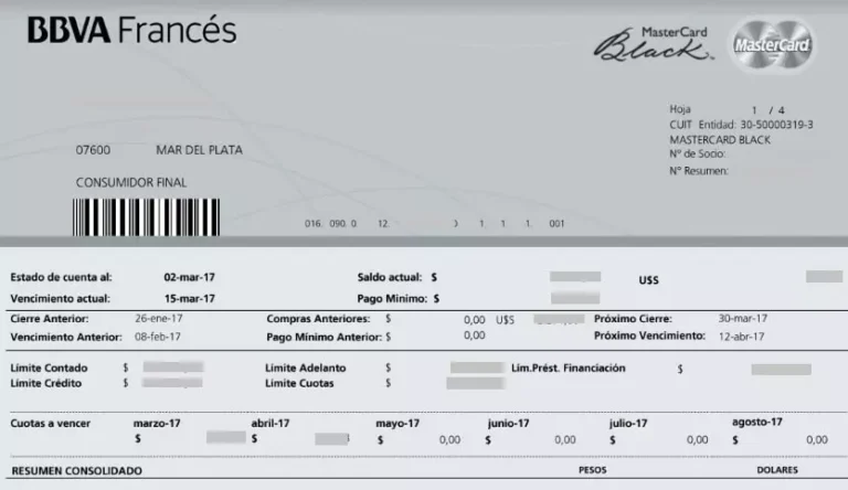 Qué información se puede obtener con el resumen de tarjeta naranja y DNI