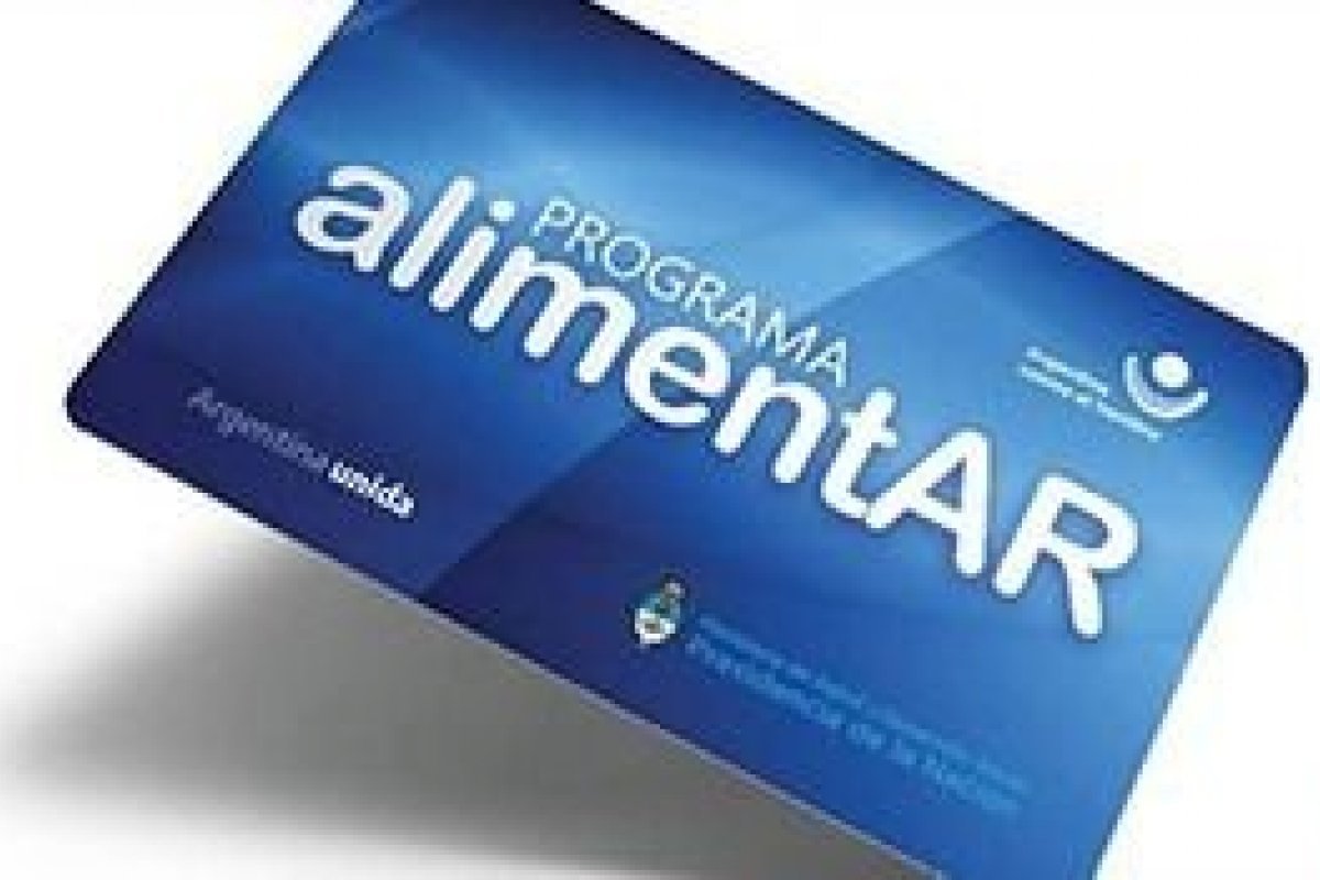 tarjeta alimentaria