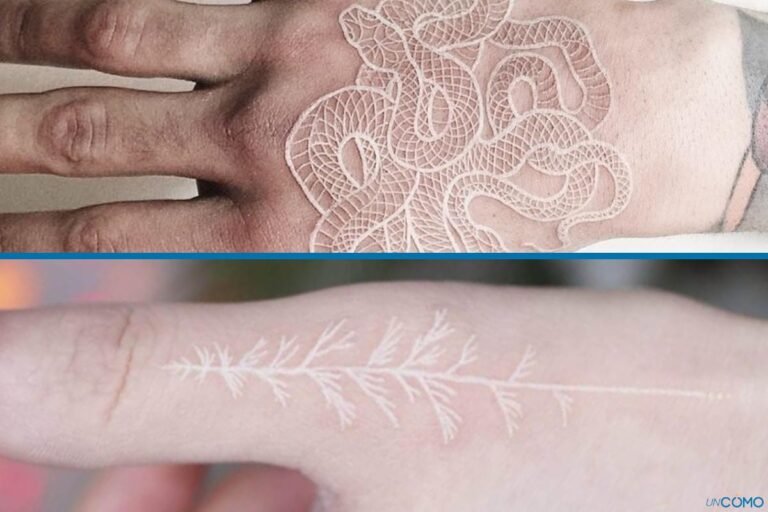 Por qué elegir tatuajes con tinta blanca y qué significan realmente