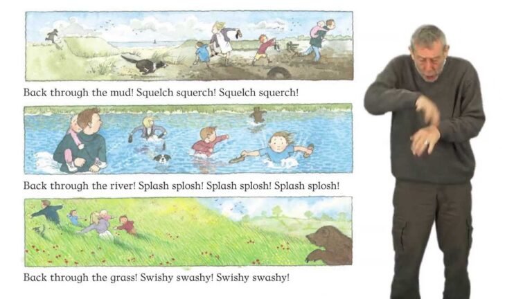 Qué temas y enseñanzas se exploran en el libro «We’re Going on a Bear Hunt»